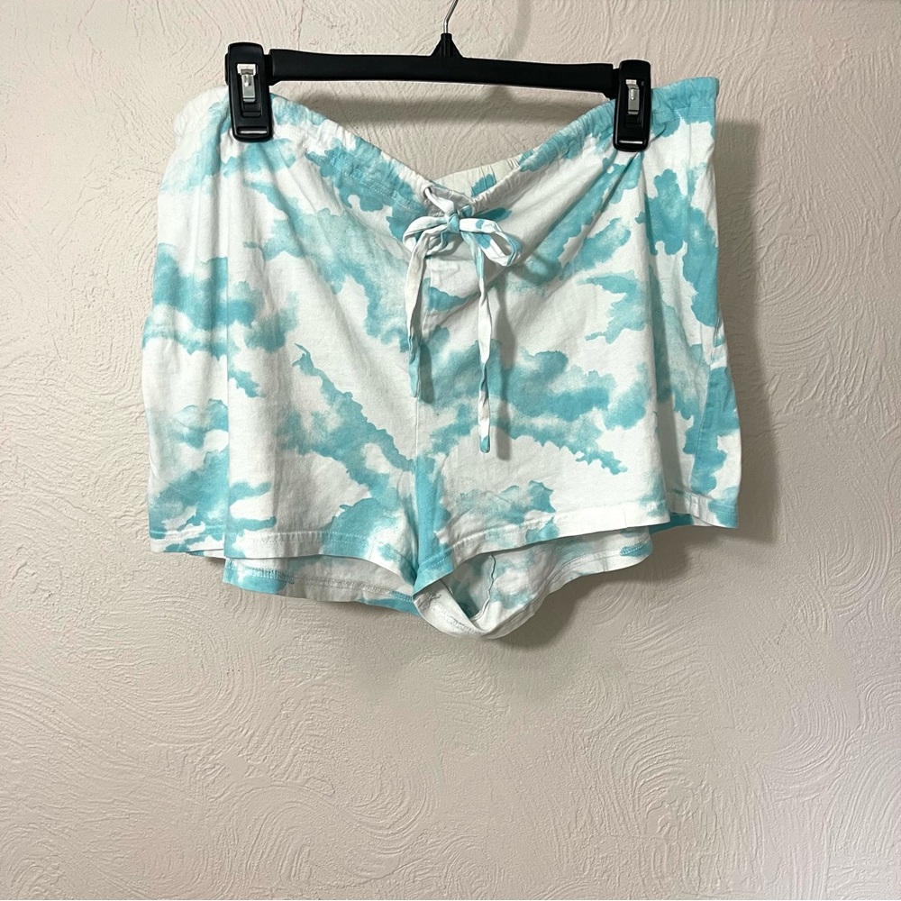 Victoria's Secret Blue and White Pajama Shorts